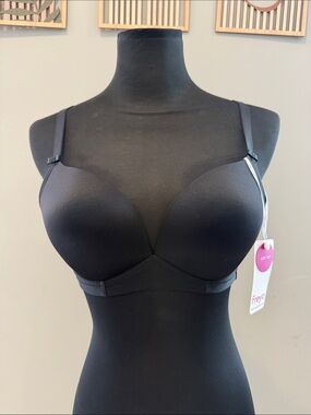 Freya Black Smooth T-Shirt Bra with Soft Cups